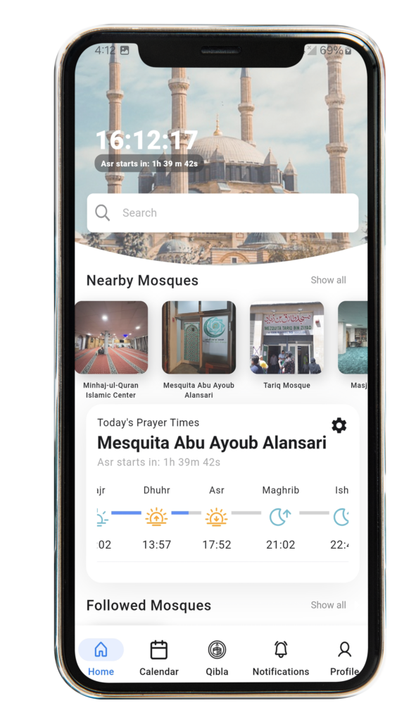 Accurate Prayer Times: Receive precise local prayer times based on your location, ensuring you never miss a prayer.