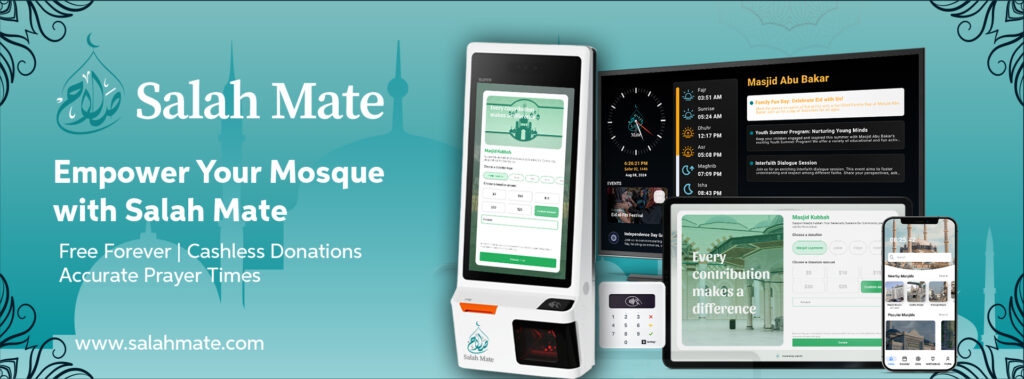Digitalise mosque schema with Salah Mate tools
